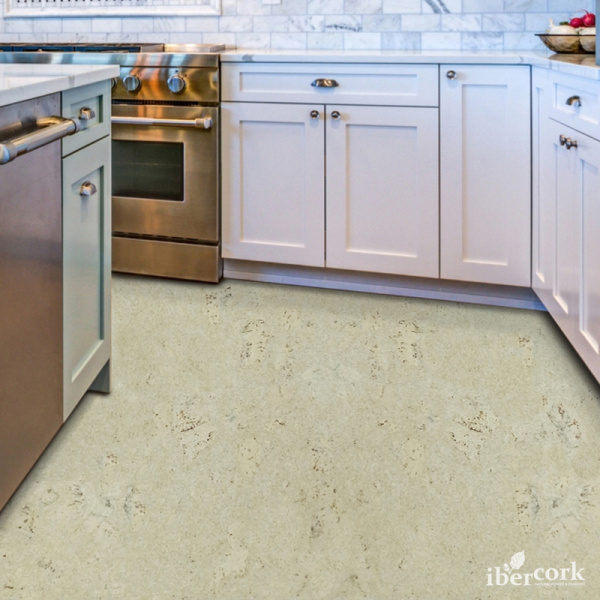 Пробковый замковый паркет EasyCork Леон Бланко